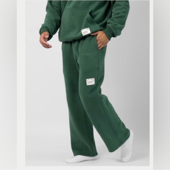 Comfrt Pants - COMFRT Affirmation Collection Sweatpants Forest Green Lounge Pant Cozy